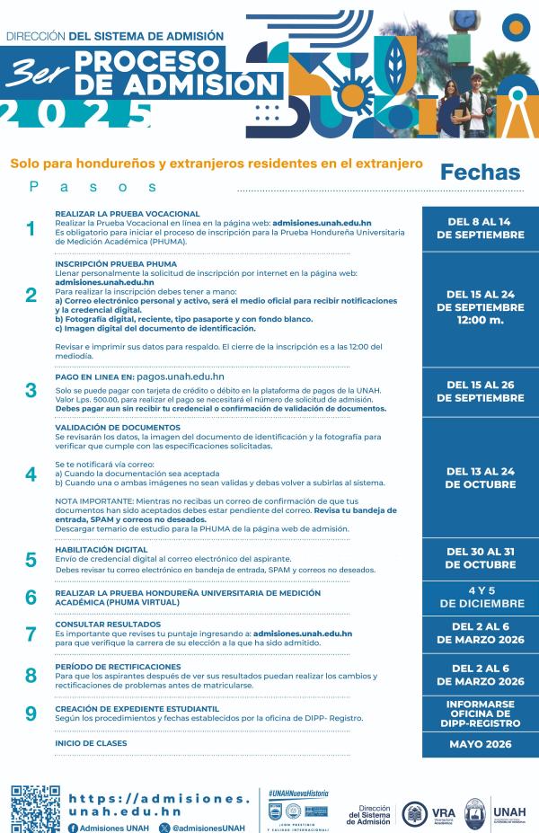 CALENDARIO 3ER PROCESO 2025 PHUMA VIRTUAL compressed
